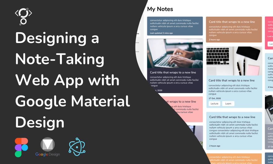 Designing a Note-Taking Web App with Google Material Design
